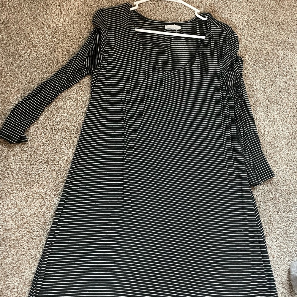 Medium black and white dress